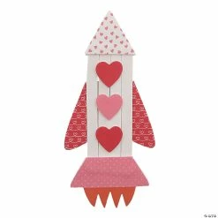 Top 10 🎁 Valentine Rocket Ship Magnet Craft Kit - Makes 12 👍