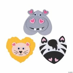 Outlet 🧨 Valentine Zoo Animal Magnet Craft Kit - Makes 12 🧨