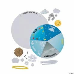 New 🛒 Weather Wheel Craft Kit - 12 Pc. ❤️ -Boredom Busters Shop weather wheel craft kit 12 pc 13786855 a01