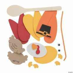 Top 10 🥰 Wooden Spoon Turkey Craft Kit - Makes 12 🛒 -Boredom Busters Shop wooden spoon turkey craft kit makes 1213950316 a01