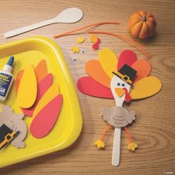 Top 10 🥰 Wooden Spoon Turkey Craft Kit - Makes 12 🛒 -Boredom Busters Shop wooden spoon turkey craft kit makes 1213950316 a03